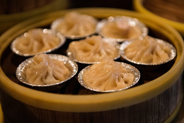 Street food in a market in Beijing, China.
