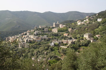 Fototapeta na wymiar Village Corse
