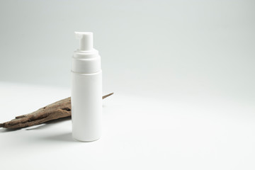 beauty spa medical skincare and cosmetic lotion cream oil bottle packaging on white decor background, healthy and medicine concept