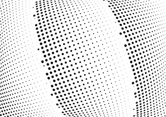 Abstract halftone wave dotted background. Futuristic grunge pattern, dot, circles.  Vector modern optical pop art texture for posters, sites, business cards, cover, labels mock-up, stickers layout