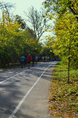 marathon in the park