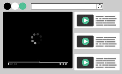 View video clips in the browser window