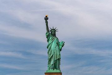 Fototapeta premium Front view about statue of liberty