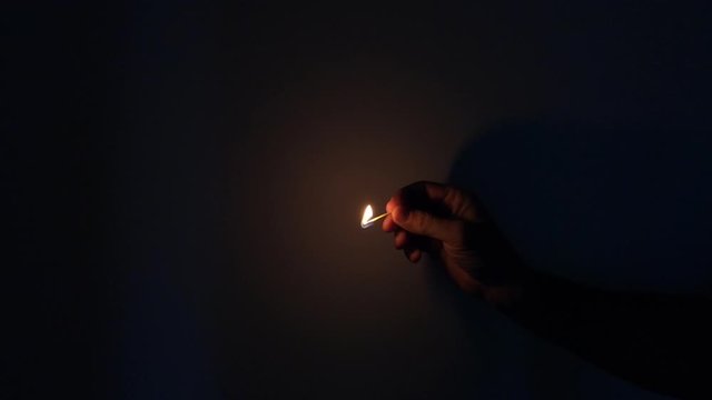 Striking a match