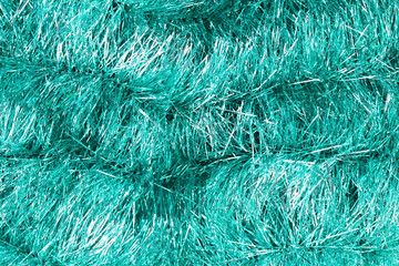 Background of red christmas tinsel