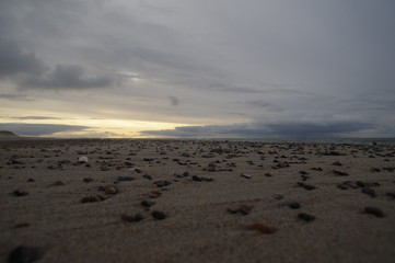Sandformationen an dänemarks Nordseeküste