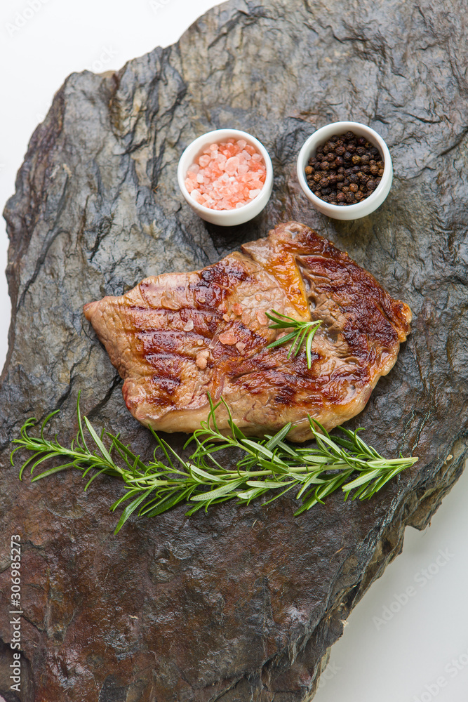 Sticker fresh steak grilled with herbs