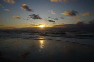 Abendstimmung an dänemarks Nordseeküste