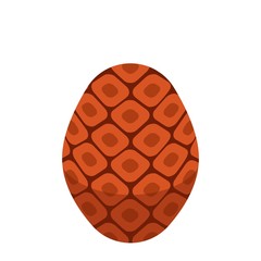 Botanical pine cone icon. Isometric of botanical pine cone vector icon for web design isolated on white background