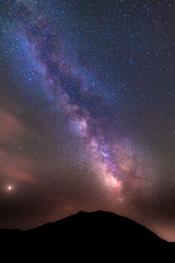 18/07-18, La Sagra, Spain. The Milky way seen from. the observatory of la Sagra.