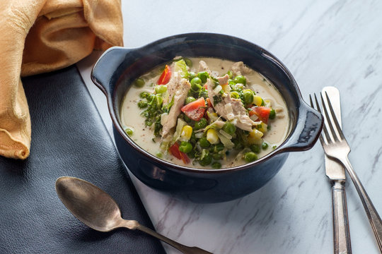 White Sauce Chicken Fricassee