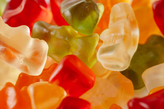 gominola chucher&iacute;a en forma de ositos de goma,  a granel, varios colores. gelatina.