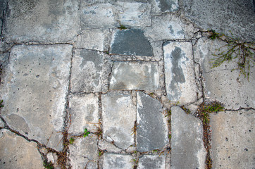 Cracked concrete texture closeup background chapped decorative