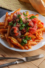 Penne Sugo all'arrabbiata Meatballs