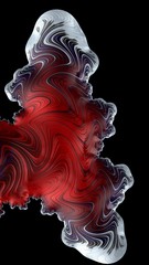 Artfully 3D rendering fractal background