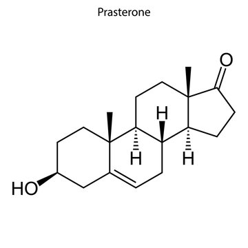 Prasterone Skeletal Formula Of Chemical Element