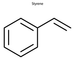 styrene Skeletal formula of Chemical element