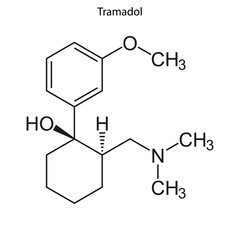 tramadol Skeletal formula of Chemical element