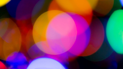 Festive Blurred Lights Background