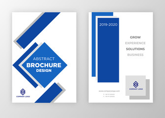Brochure template design vector. Modern design with abstract and colorful shapes can be use for leaflet, book, poster, flyer, catalogue in A4 size. easy to edit, customize for print