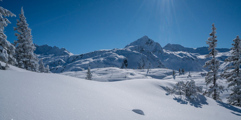 Winterurlaub in den Bergen