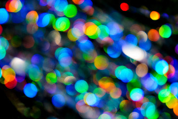 Defocus coloured lights