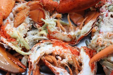 Plateau de homard - Crustacé semi décortiqué