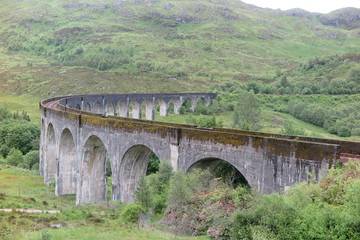 Fototapeta na wymiar Glenfinnan Viadukt, Schottland