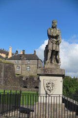 Fototapeta na wymiar Robert the Bruce, Stirling Castle, Schottland