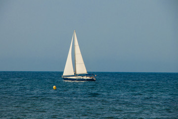 sailing boat in sea