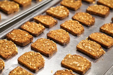 Rye bread for open-faced sandwiches