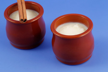 Rice pudding, very sweet and creamy dessert.