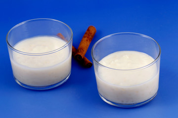 Rice pudding, very sweet and creamy dessert.