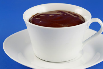 Hot Cholcolate, stimulating drink made with chocolate