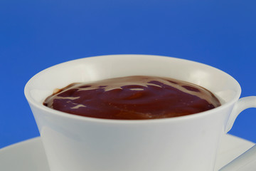 Hot Cholcolate, stimulating drink made with chocolate
