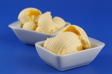 Butter, very unctuous product, widely used in breakfast.