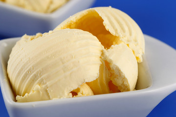 Butter, very unctuous product, widely used in breakfast.