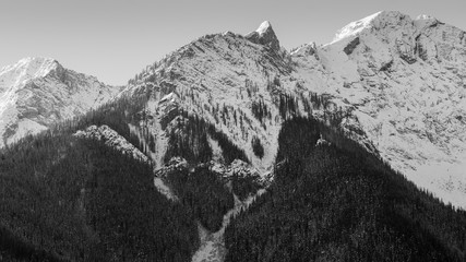 Canadian Rocky Mountains snowy peaks