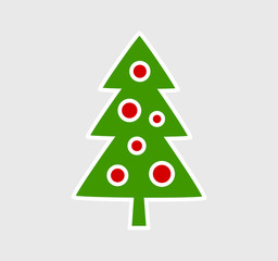 Christmas tree icon.