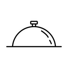 tray server dish isolated icon