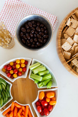 Veggie Tray and Crackers