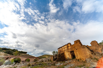 Landscape in the Montes de Toledo, Castilla La Mancha, Spain.