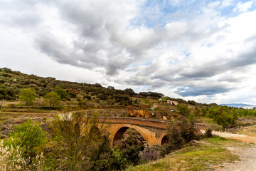 Fototapeta premium Landscape in the Montes de Toledo, Castilla La Mancha, Spain.