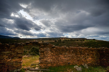 Landscape in the Montes de Toledo, Castilla La Mancha, Spain.