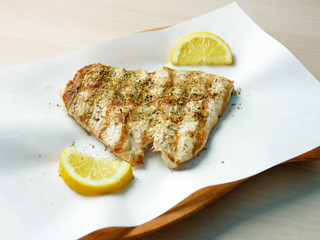 Chicken dish on a restaurant table