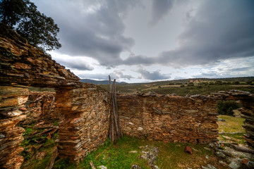 Landscape in the Montes de Toledo, Castilla La Mancha, Spain.