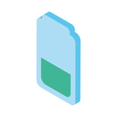 sim card phone isolated icon
