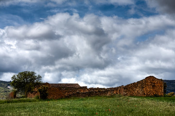 Obraz premium Landscape in the Montes de Toledo, Castilla La Mancha, Spain.