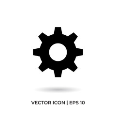 Setting vector icon in modern design style for web site and mobile app
