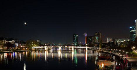 Frankfurt city at night